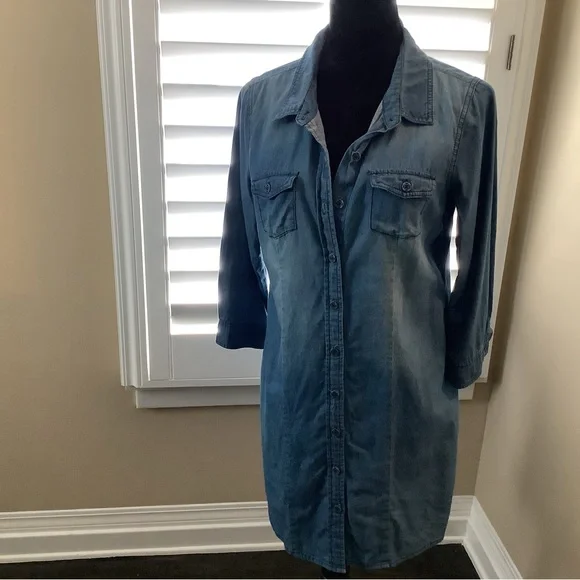 Dresses | Ci Sono Denim Collection Womans Dress M New No Tags | Poshmark